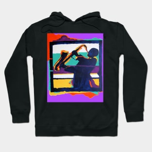 color jazz groove 1 Hoodie